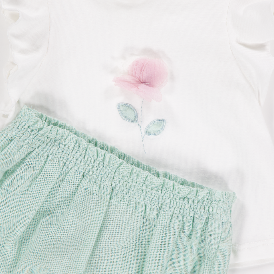 Mayoral Baby Meisjes Setje In Licht Groen