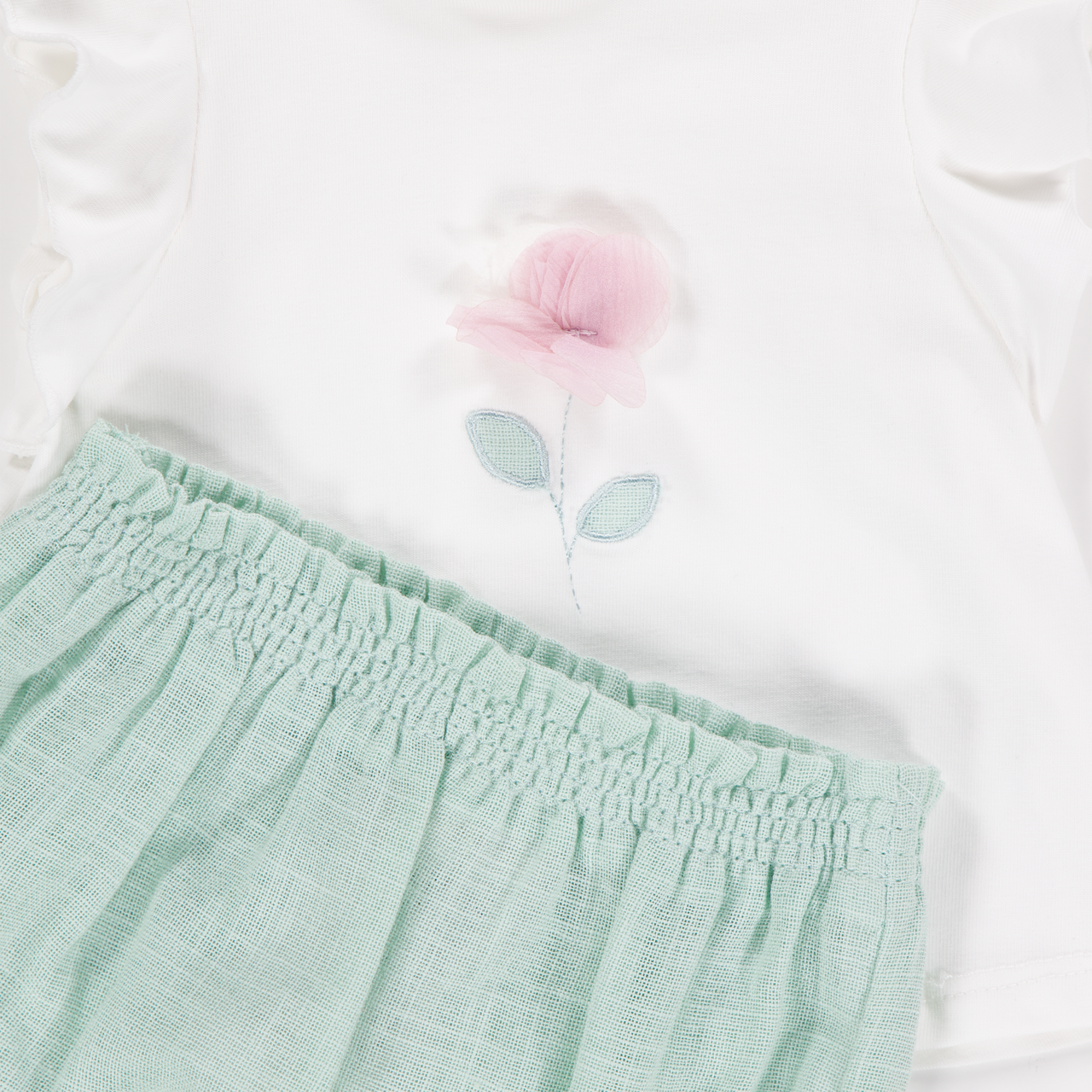 Mayoral Baby Girls Set In Light Green