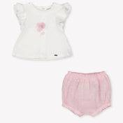 Mayoral Baby Girls Set In Light Pink