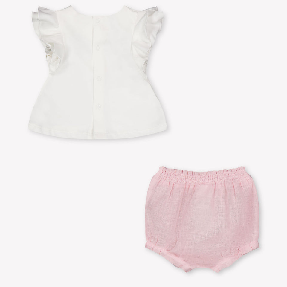 Mayoral Baby Girls Set In Light Pink