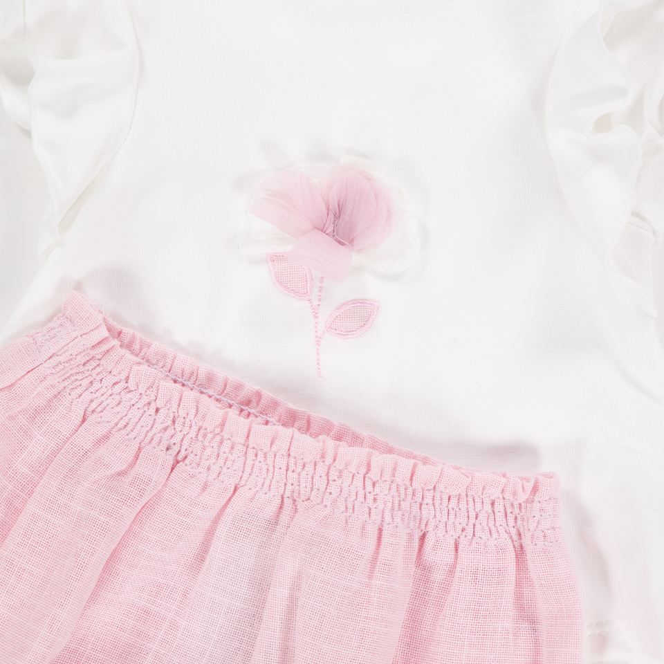 Mayoral Baby Girls Set In Light Pink