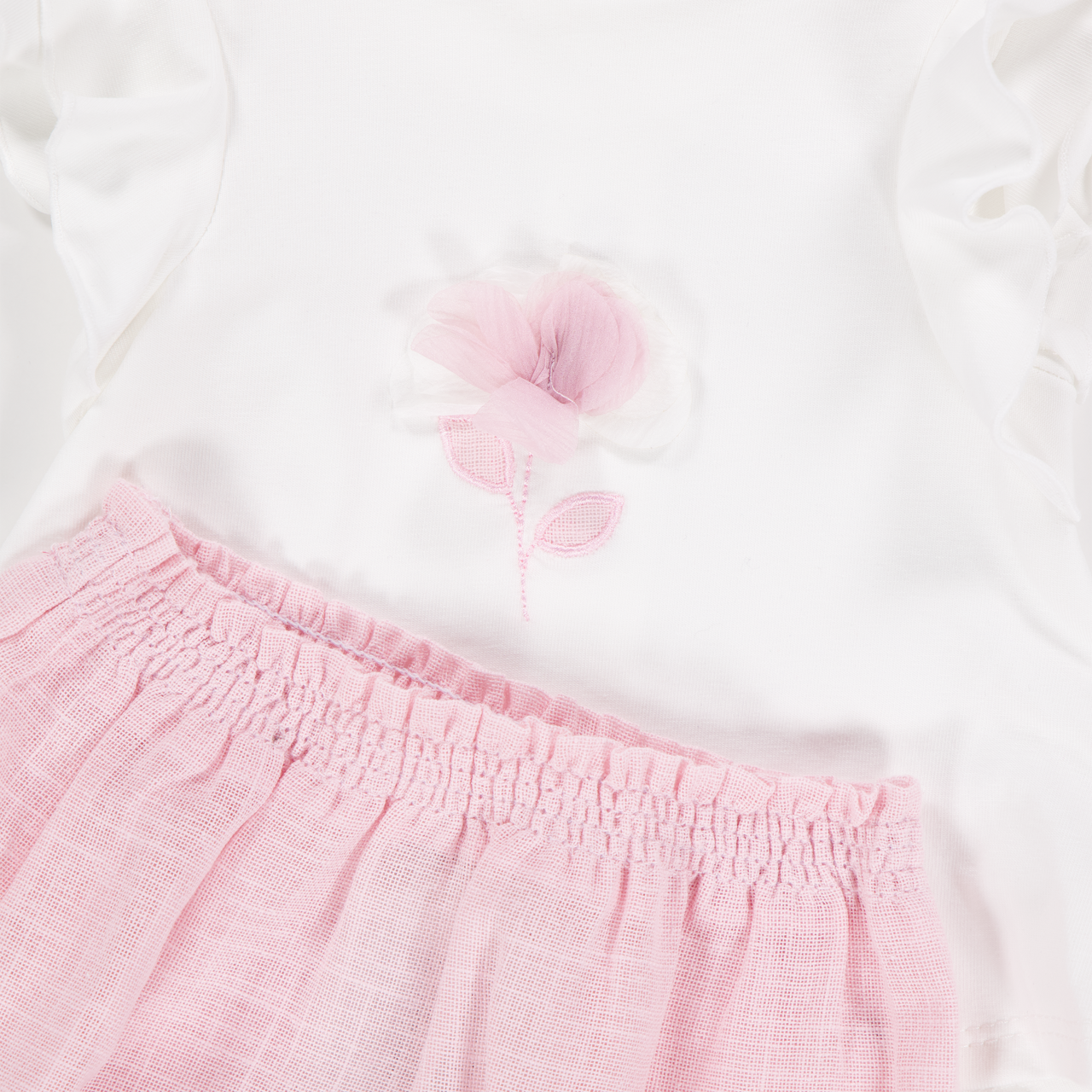 Mayoral Baby Girls Set In Light Pink