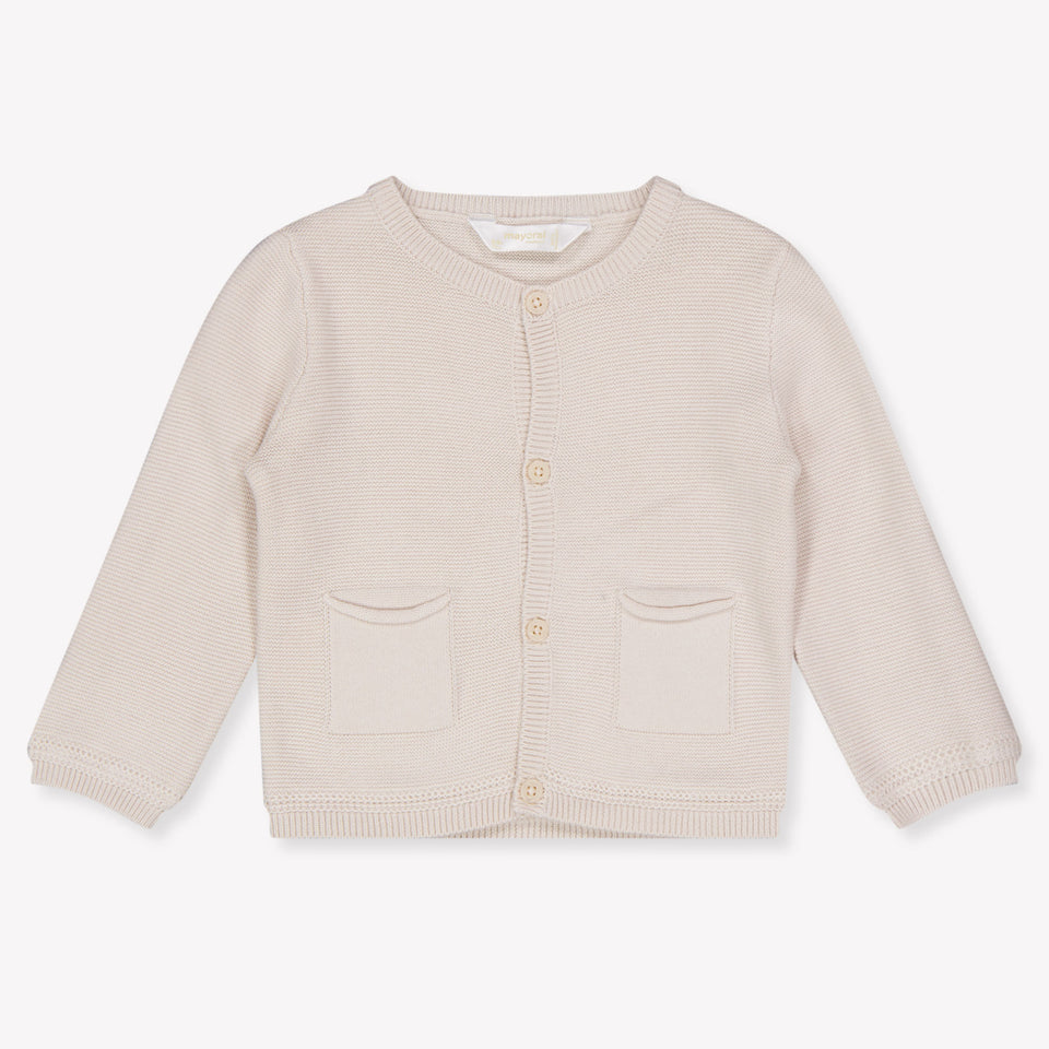 Mayoral Baby Boys Cardigan In Beige