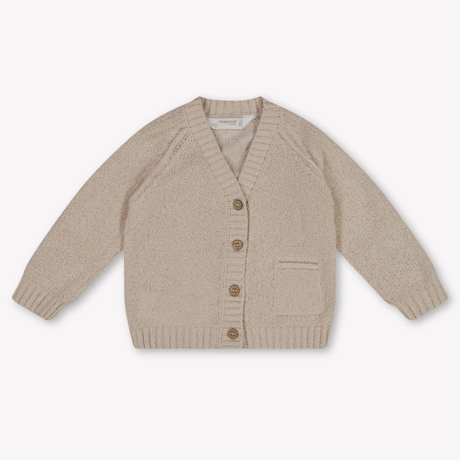 Mayoral Baby Boys Cardigan In Beige