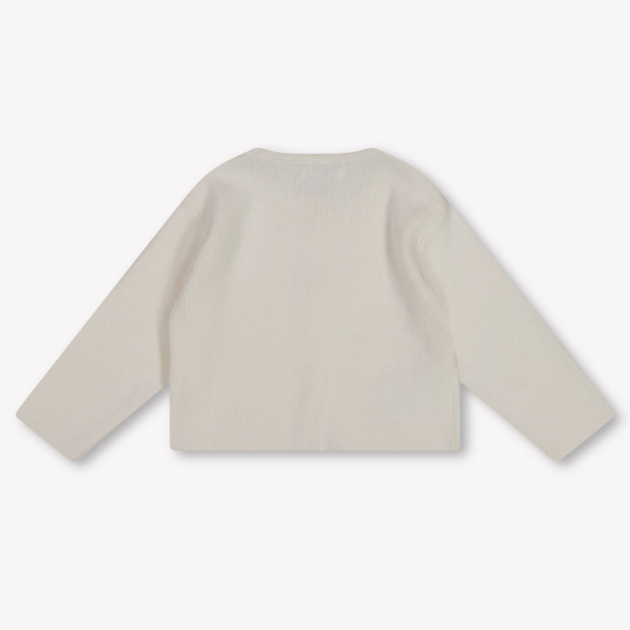 Mayoral Baby Meisjes Vest In Off White