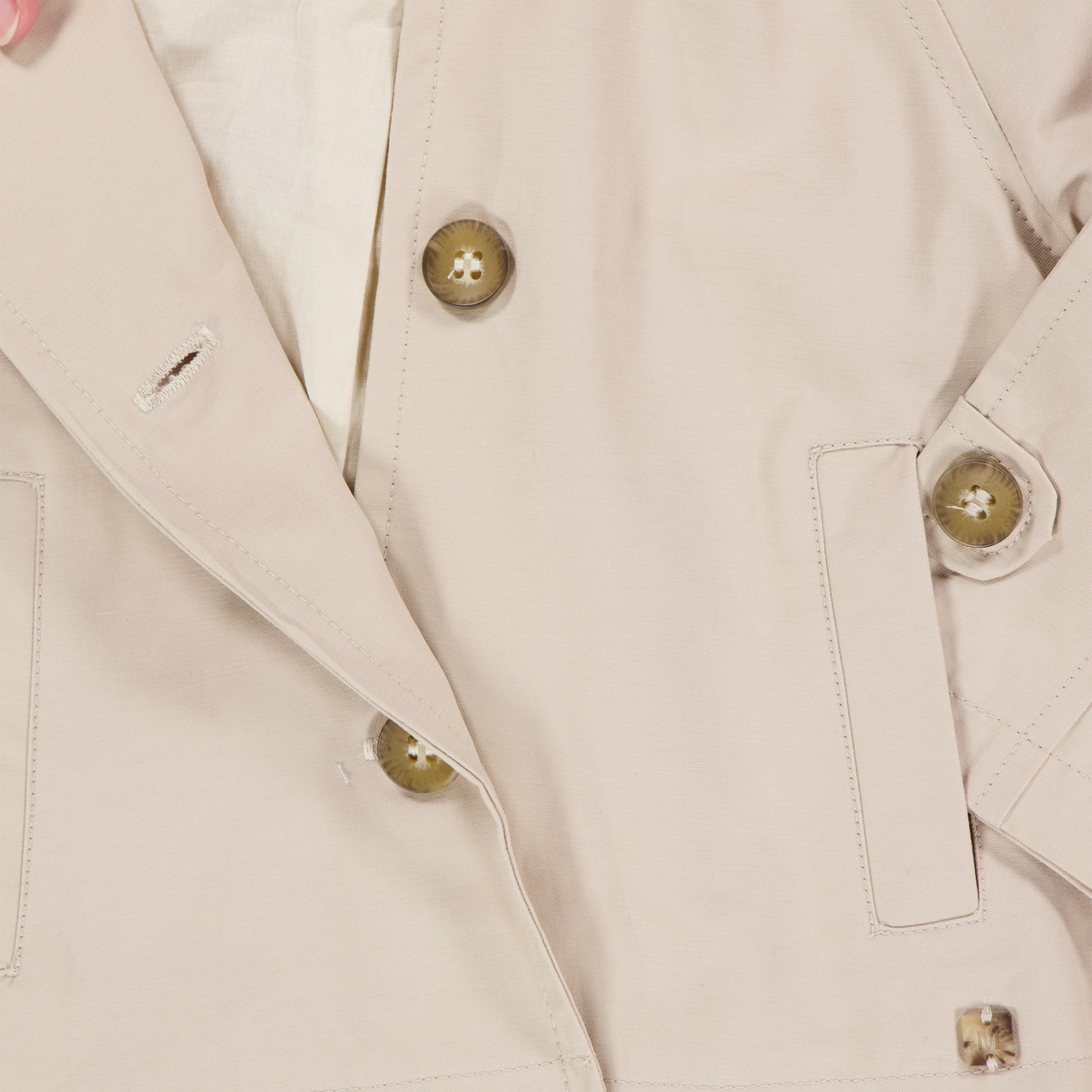 Mayoral Baby Girls Summer jacket In Beige