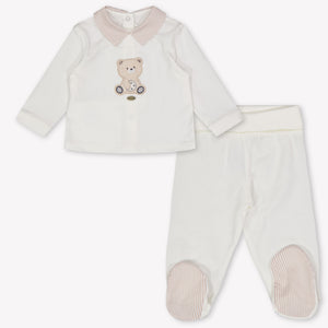 Mayoral Baby Boys Playsuit In OffWhite
