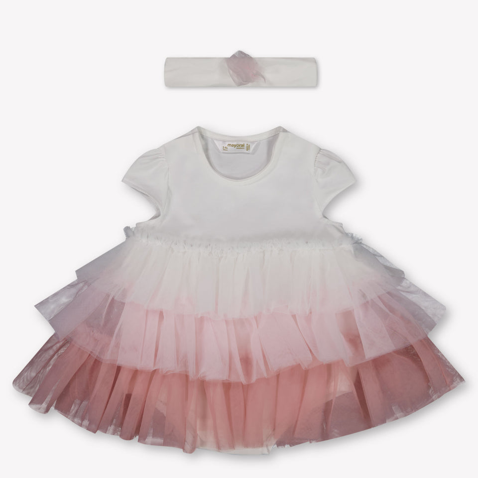 Mayoral Baby Girls Romper In Light Pink