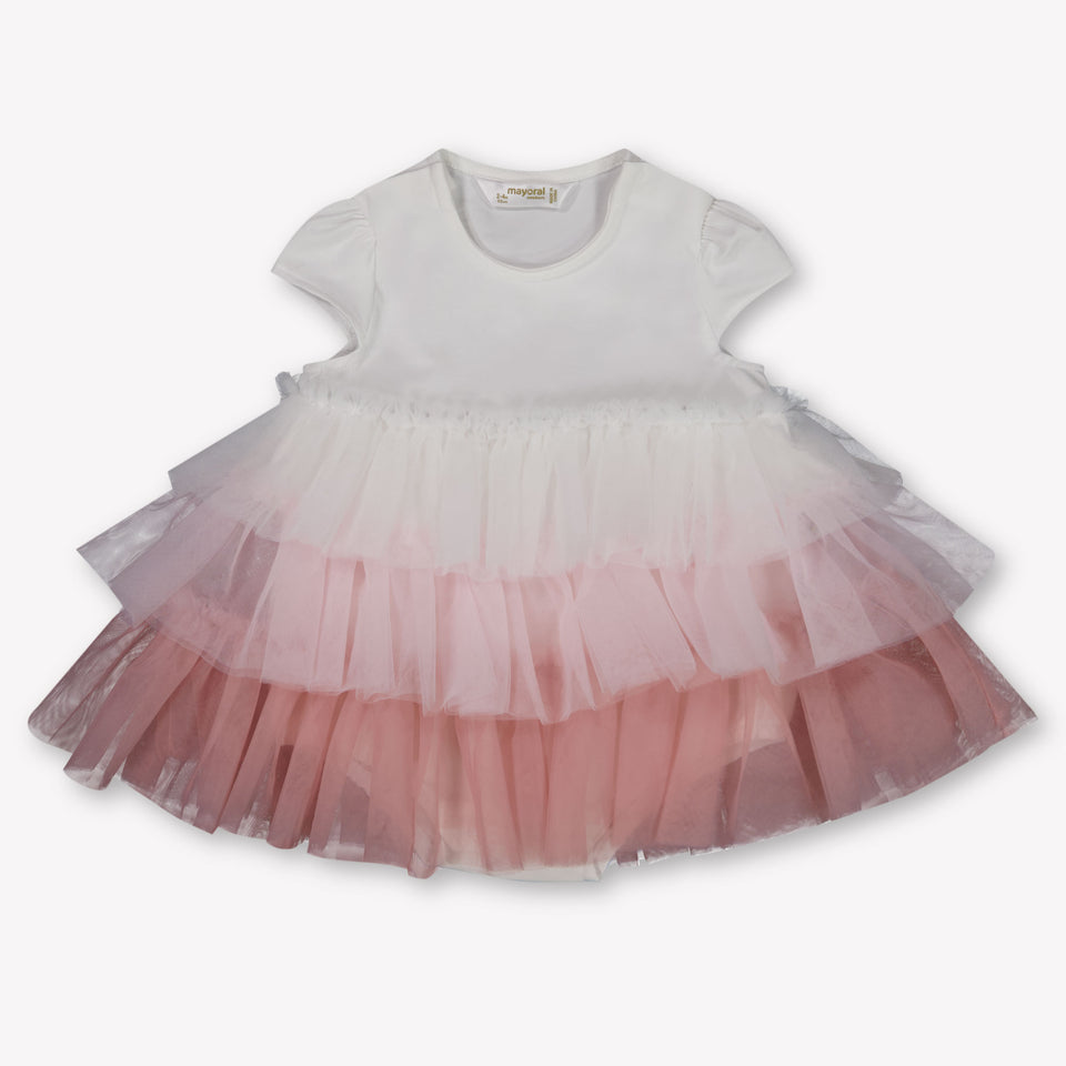 Mayoral Baby Girls Romper In Light Pink