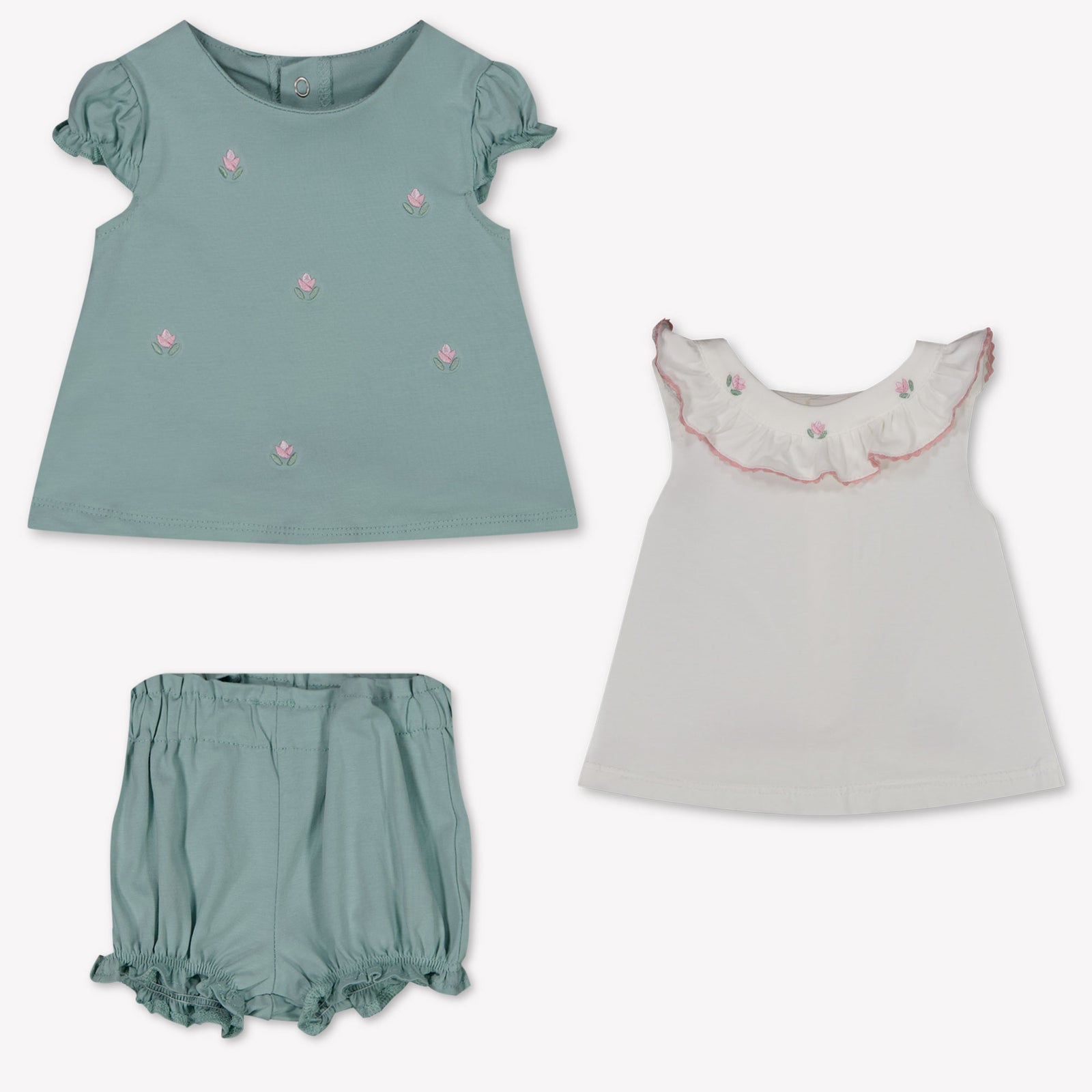 Mayoral Baby Girls Set In Light Green