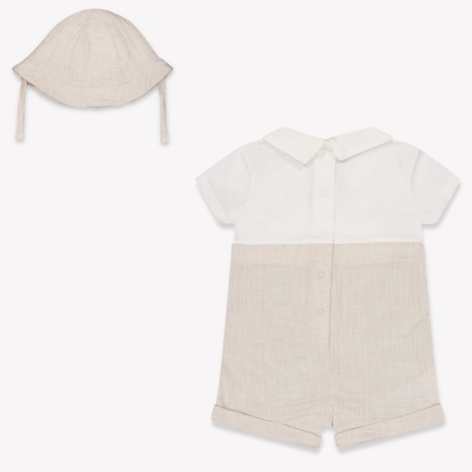 Mayoral Baby Boys Set In Beige