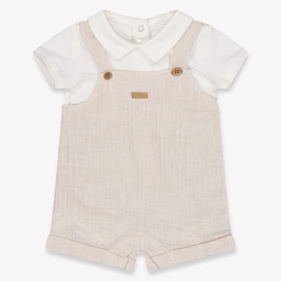 Mayoral Baby Boys Set In Beige