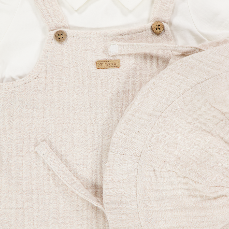 Mayoral Baby Boys Set In Beige
