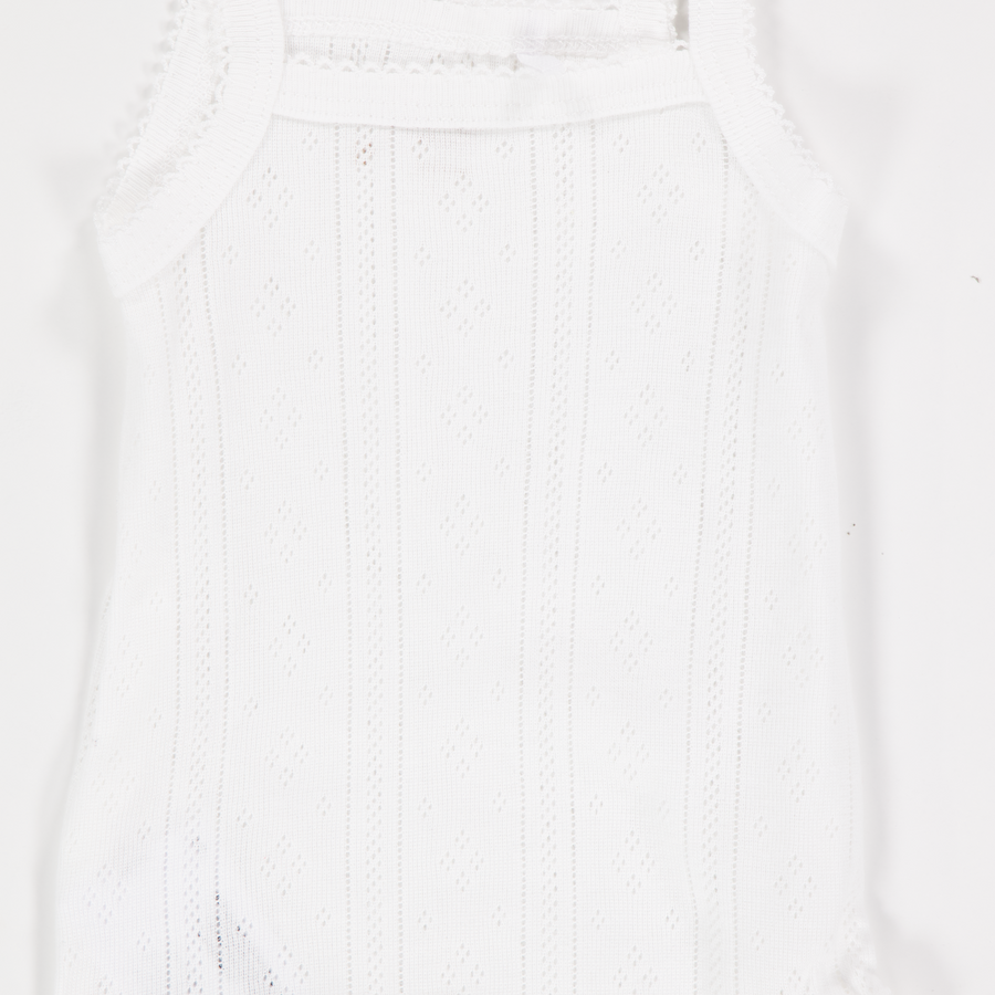 Mayoral Baby Girls Romper In OffWhite