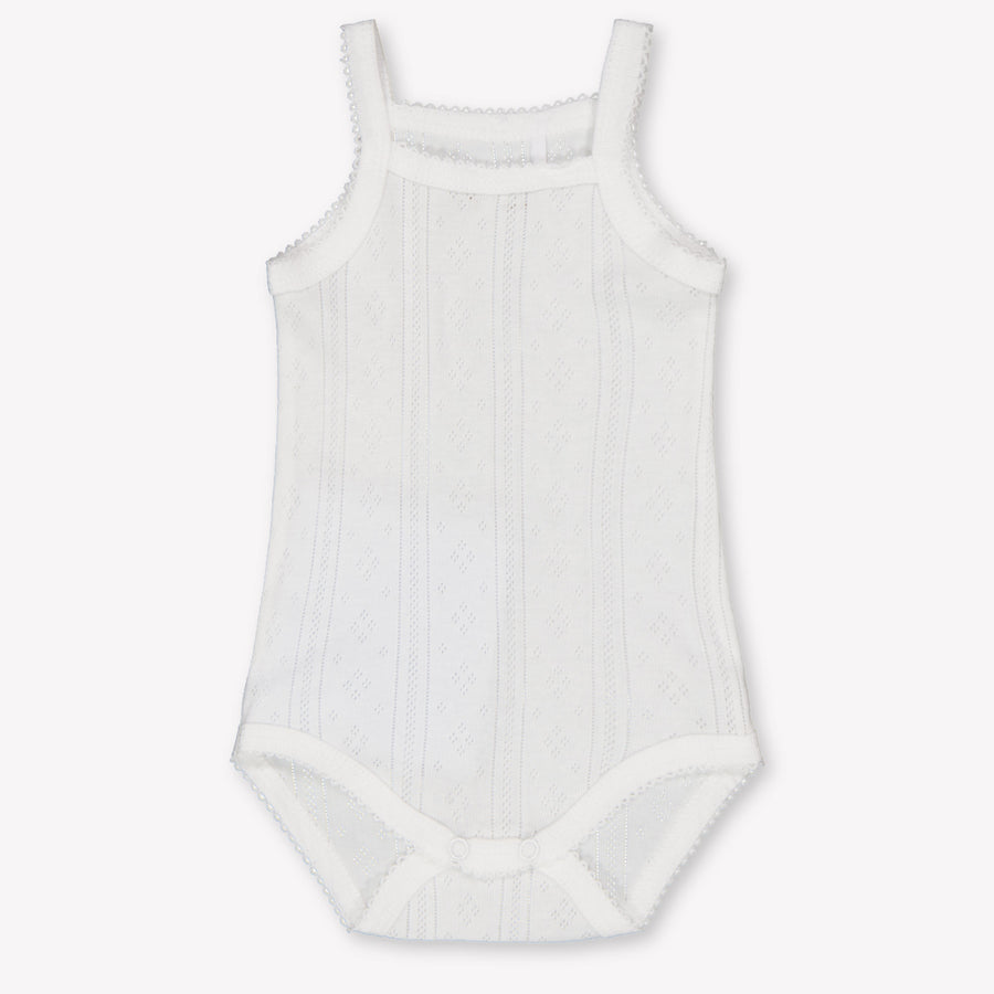 Mayoral Baby Girls Romper In OffWhite
