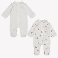 Mayoral Baby Boys Playsuit In OffWhite