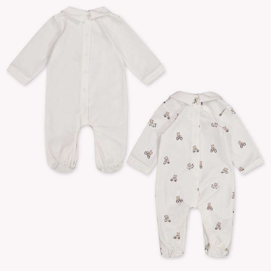Mayoral Baby Boys Playsuit In OffWhite