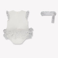 Mayoral Baby Girls Romper In White