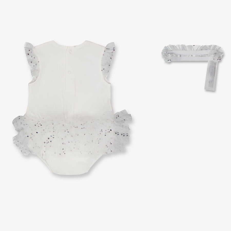 Mayoral Baby Girls Romper In White