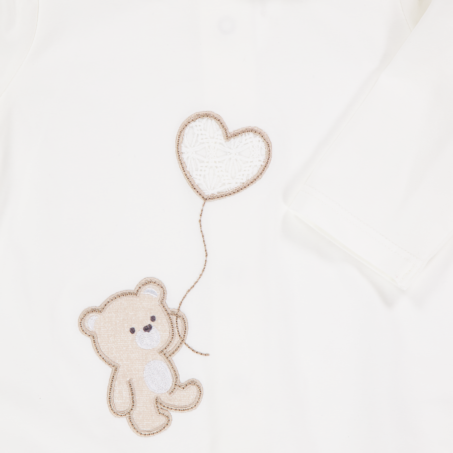 Mayoral Baby Girls Playsuit In OffWhite