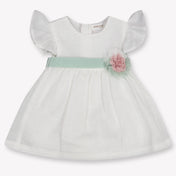 Mayoral Baby Girls Dress In OffWhite
