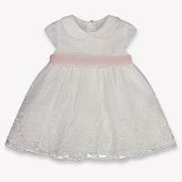 Mayoral Baby Meisjes Jurk In Off White