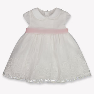 Mayoral Baby Meisjes Jurk In Off White