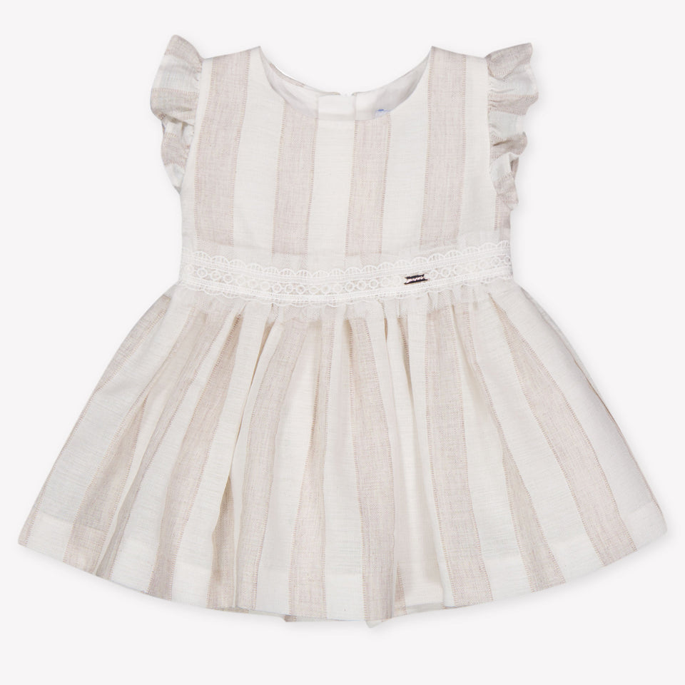 Mayoral Baby Girls Dress In Beige