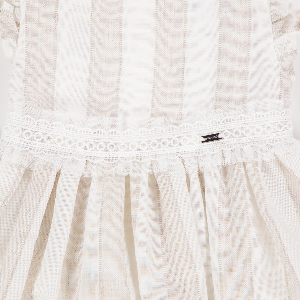 Mayoral Baby Girls Dress In Beige