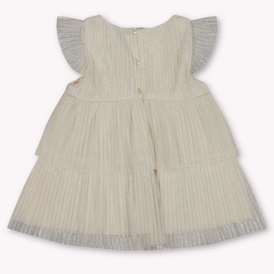 Mayoral Baby Girls Dress In Light Beige
