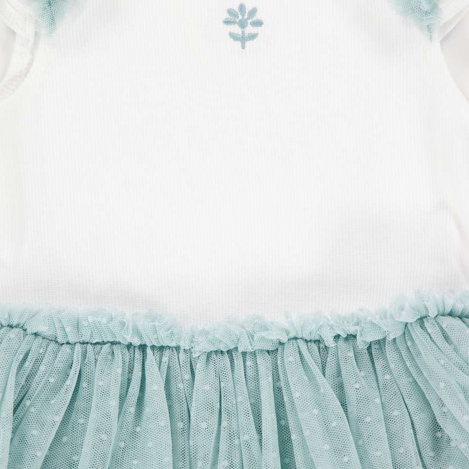 Mayoral Baby Girls Dress In Light Green