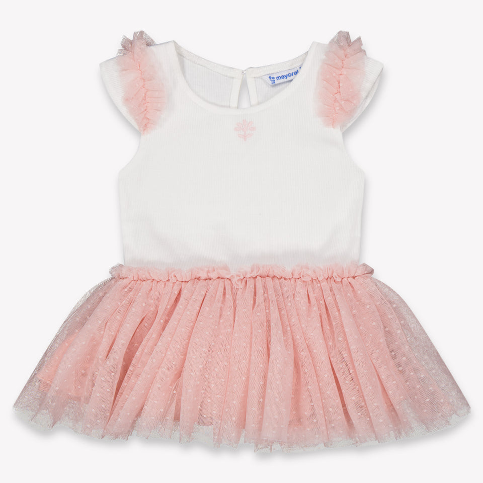 Mayoral Baby Meisjes Jurk In Licht Roze
