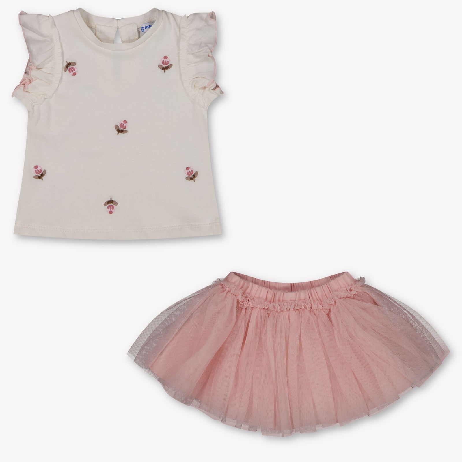 Mayoral Baby Girls Set In Light Pink