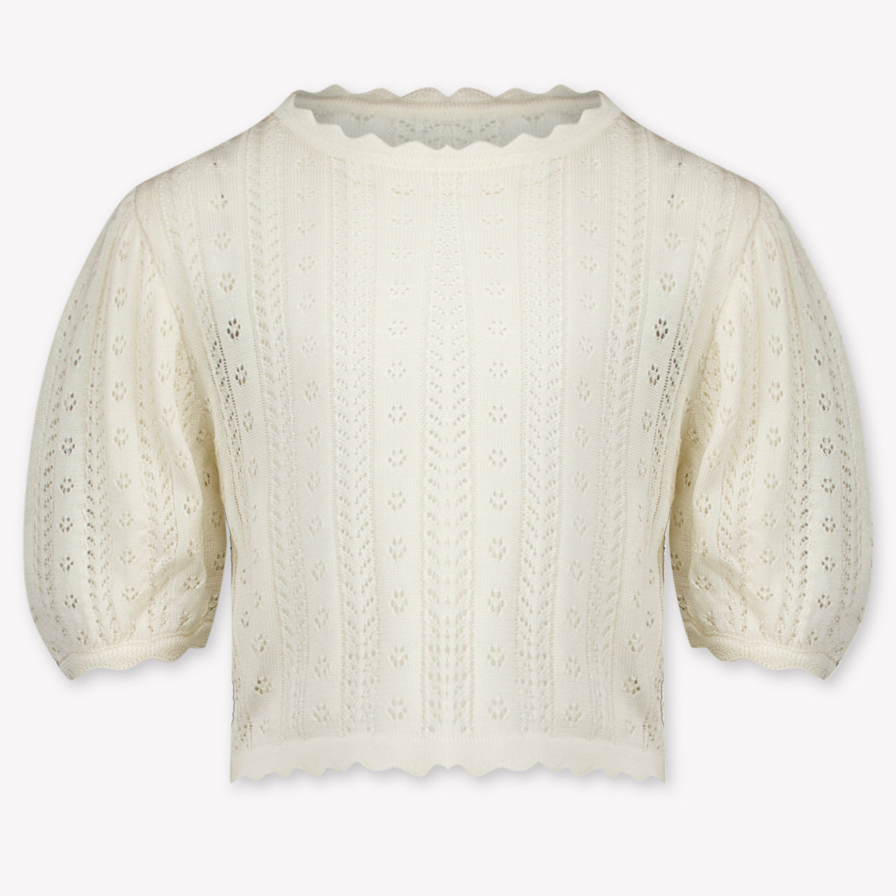 Mayoral Kids Girls T-Shirt In OffWhite