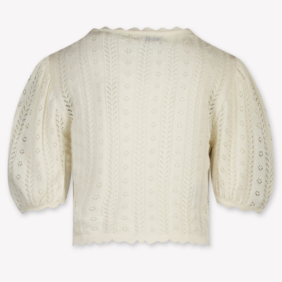 Mayoral Kids Girls T-Shirt In OffWhite