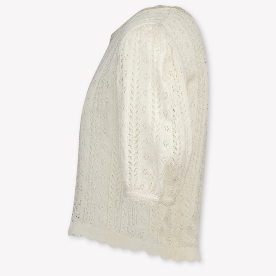 Mayoral Kids Girls T-Shirt In OffWhite