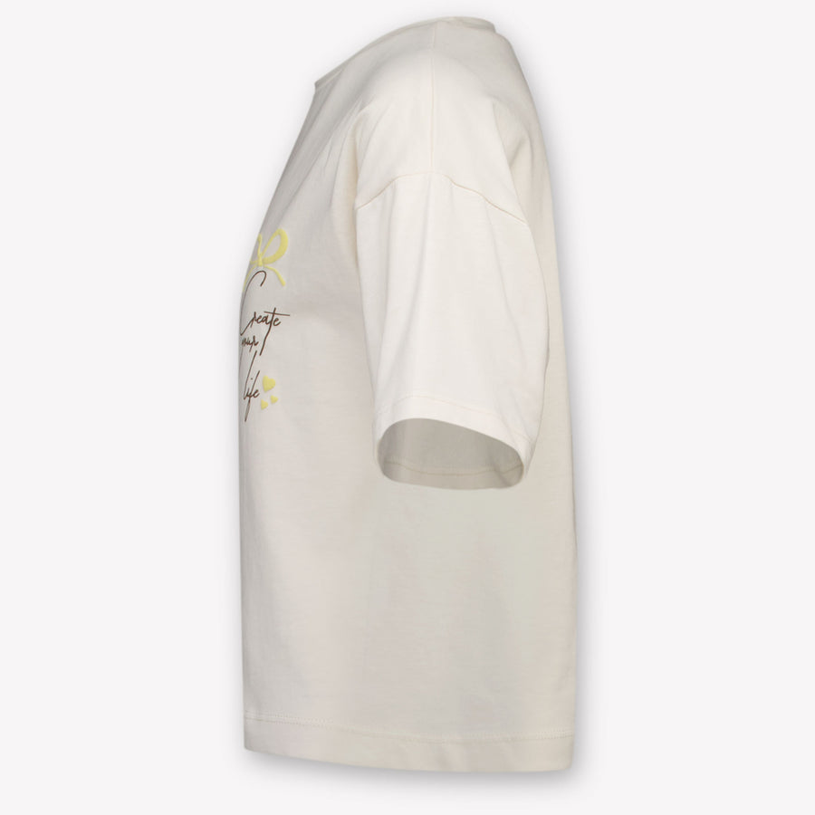 Mayoral Kids Girls T-Shirt In Beige