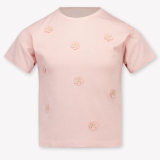 Mayoral Kids Girls T-Shirt In Light Pink
