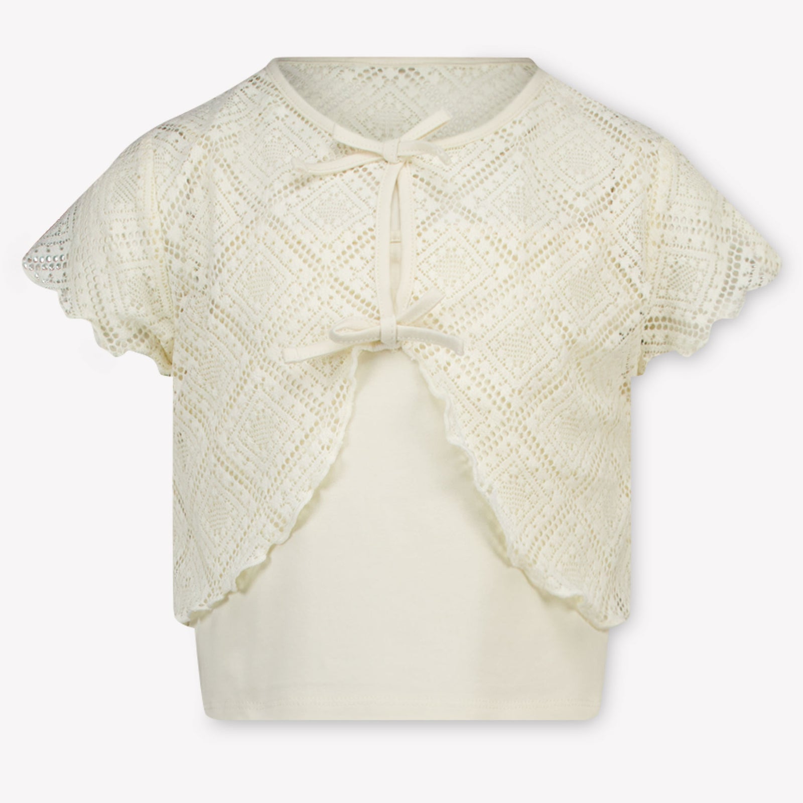 Mayoral Kids Girls Set In OffWhite