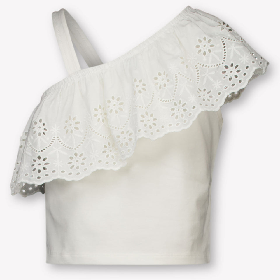 Mayoral Kinder Meisjes T-Shirt In Off White