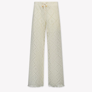 Mayoral Kids Girls Pants In OffWhite