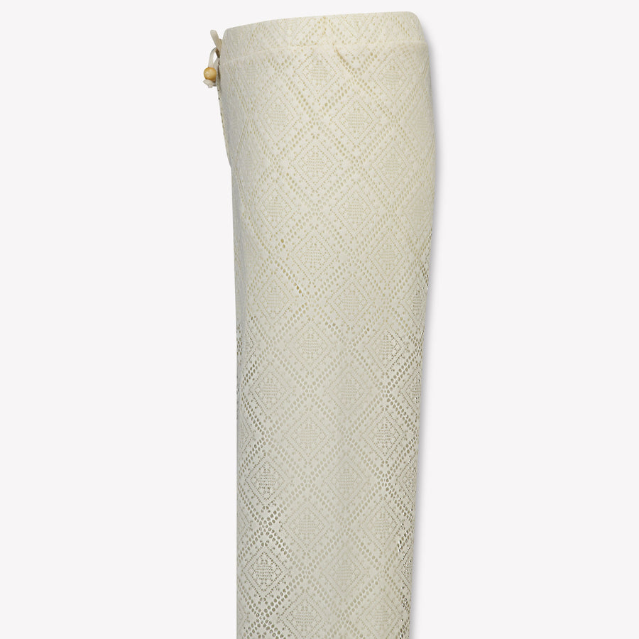 Mayoral Kids Girls Pants In OffWhite