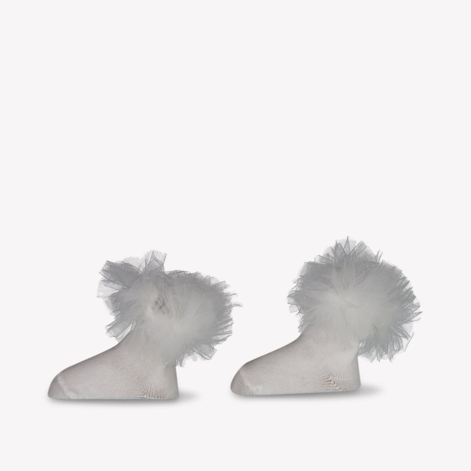Mayoral Baby Girls Socks In White