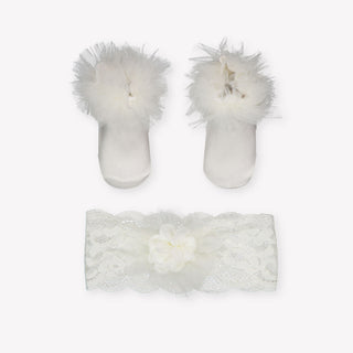 Mayoral Baby Girls Socks In OffWhite