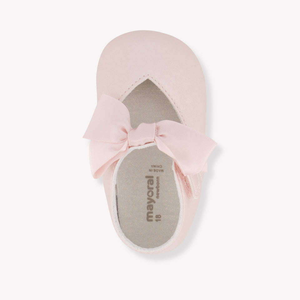 Mayoral Baby Girls Shoes In Light Pink