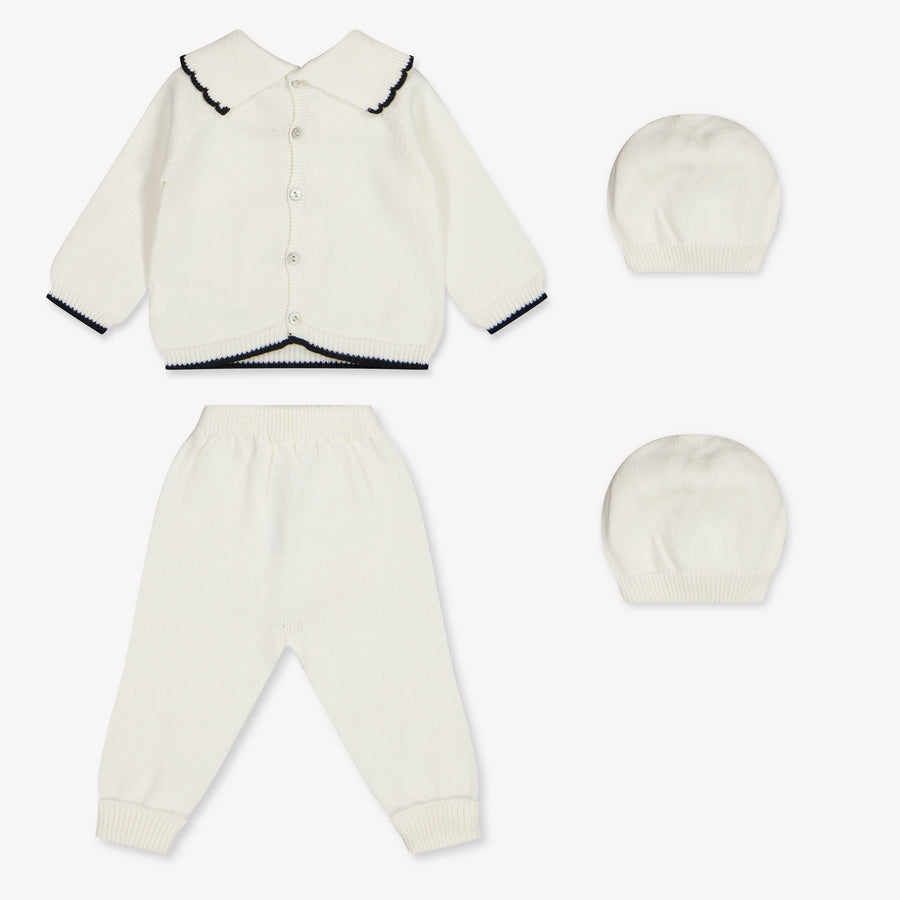 Martin Aranda Baby Girls Playsuit In OffWhite