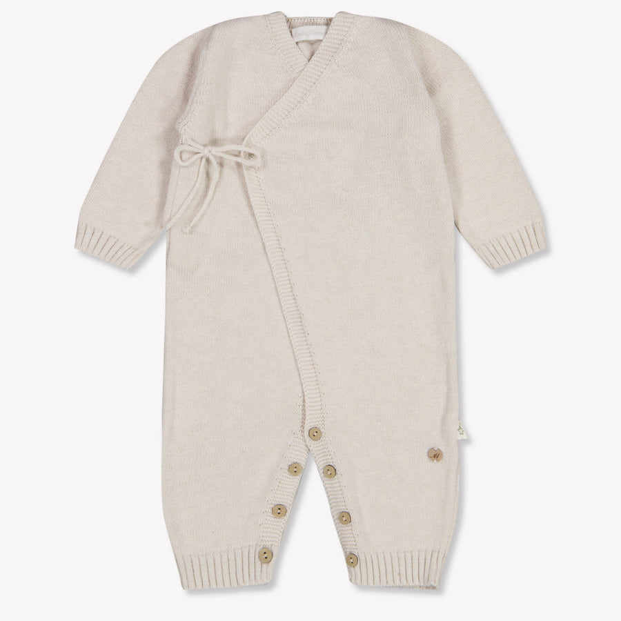 Martin Aranda Baby Unisex Romper in Light Beige
