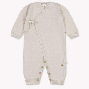 Martin Aranda Baby Unisex Romper in Light Beige