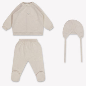 Martin Aranda Baby Unisex Romper in Light Beige