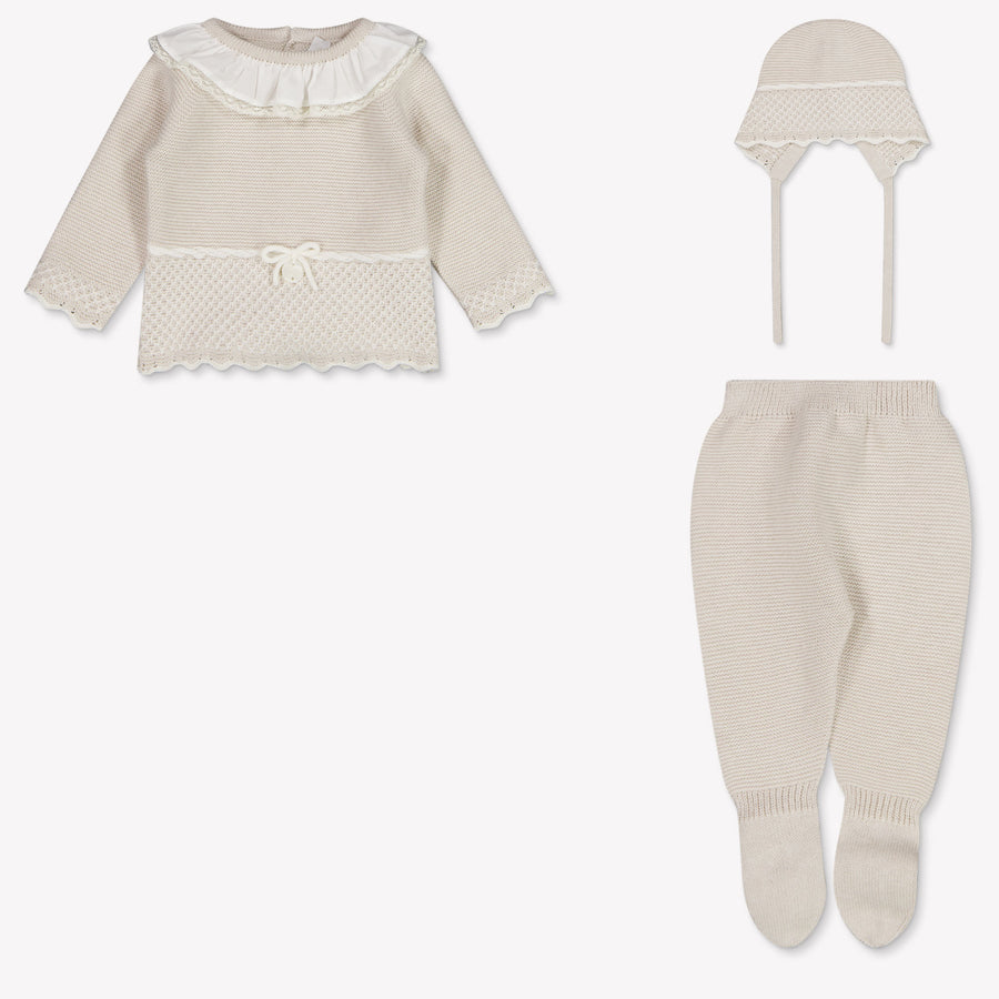 Martin Aranda Baby Meisjes Setje In Beige